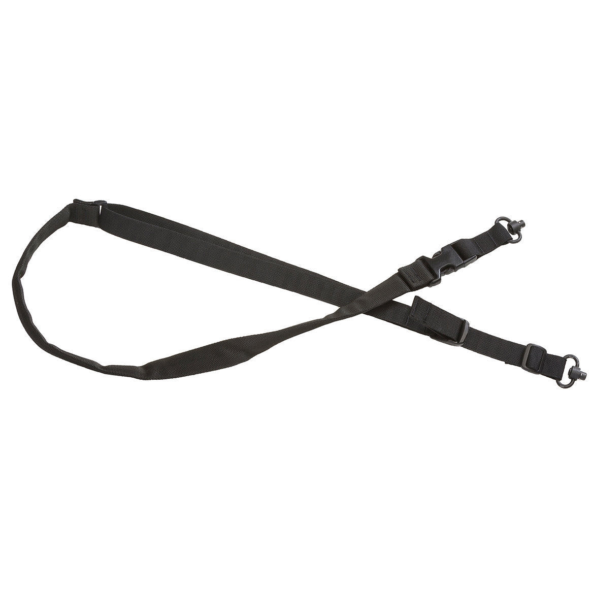 Military Products Slings Military Products TacShield Tactical 2 Point Quick Adjust Sling Padded QD Push Button Swivel Black