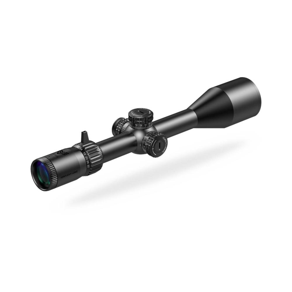 10 Ring Centerfire Scopes 10 Ring Swampfox Kentucky Long Precision 5-30x56 Rifle Scope FFP Sharpshooter MIL Reticle Black