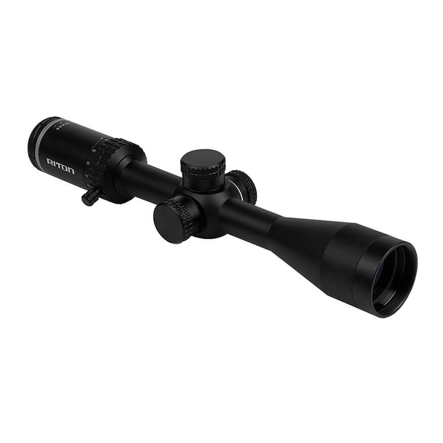 Riton Optics Rifle Scopes Riton Optics Riton 1 Primal Rifle Scope 4-16x44 1" SFP RUT Non-Illum - Black