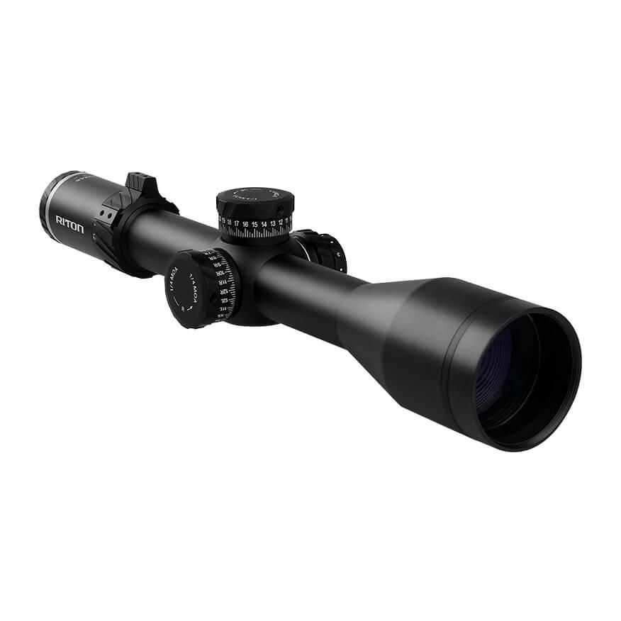 Riton Optics Centerfire Scopes Riton Optics Riton 7 Conquer 4-32x56 Rifle Scope FFP PSR MRAD Reticle Illuminated Black