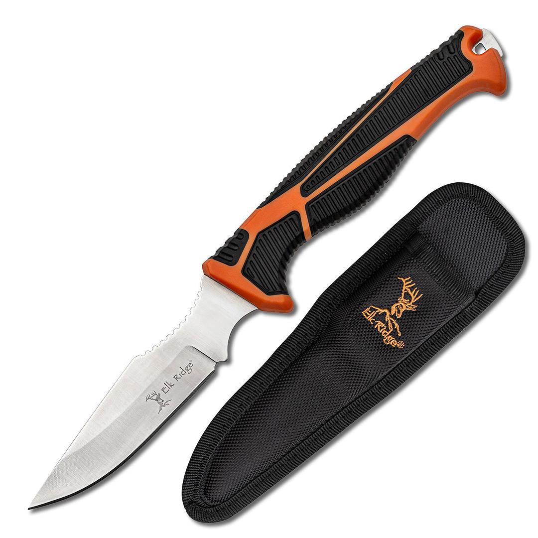 Master Cutlery Knives & Edged Tools|Knives Master Cutlery Master Cutlery Elk Ridge Trek Fixed Knife 4" Blade Orange and Black