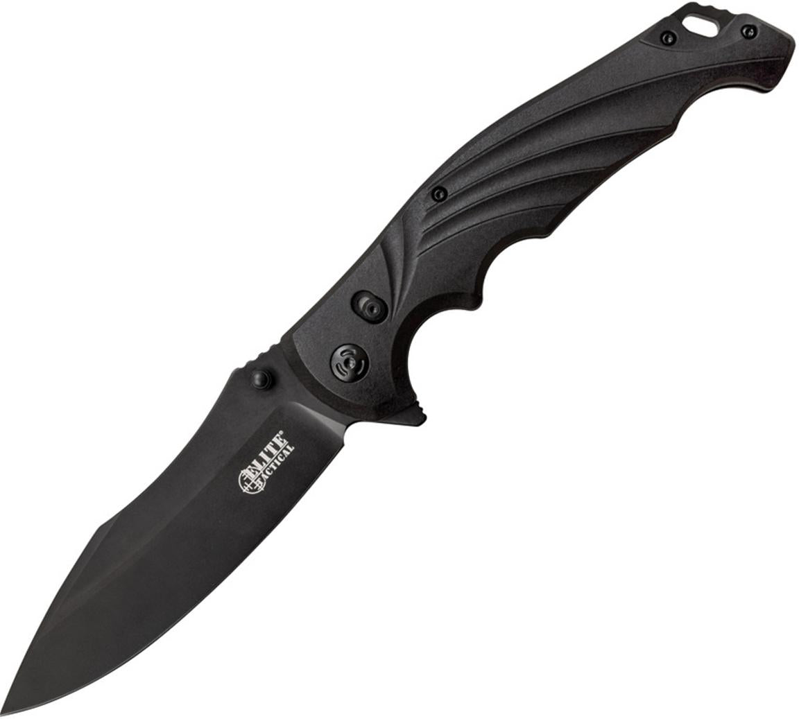 Master Cutlery Knives & Edged Tools|Knives|Knives Master Cutlery Master Cutlery Elite Tactical Conqueror Folding Knife Black