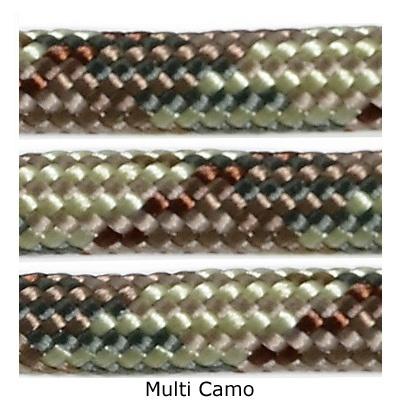 E.L. Wood. Emergency & Survival E.L. Wood. E.L. Wood Multi Camo 550 Fish & Fire Paracord 100'