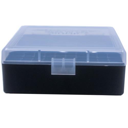 Berry's Mfg Ammo Boxes Berry's Mfg Berry's Ammo Box #003 - .38/.357 cal 100/rd Clear/Black