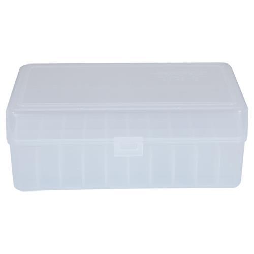 Berry's Mfg Ammo Boxes Berry's Mfg Berry's Mfg 411 Clear Ammo Flip Top Box Holds 50 Rounds - .45/70 Govt