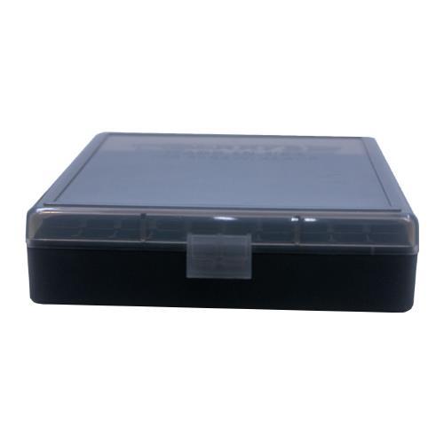 Berry's Mfg Ammo Boxes Berry's Mfg Berry's Ammo Box #008 - 40 S&With .45 cal 100/rd Smoke/Black