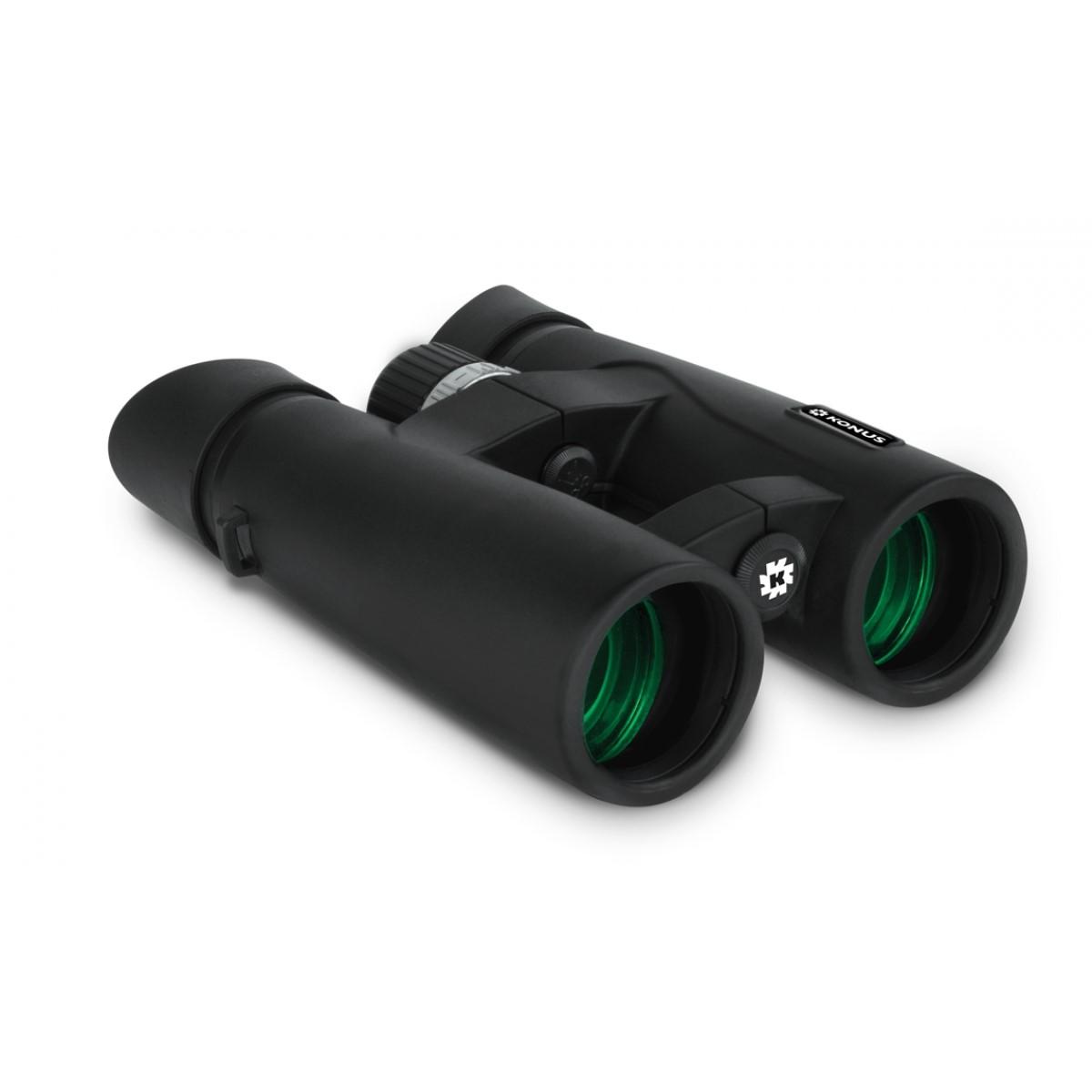 Konus Optics Binoculars|Binoculars Konus Optics Konus Mission-HD 10x42mm Binocular Open Bridge Roof Prisms Removable Eyecups
