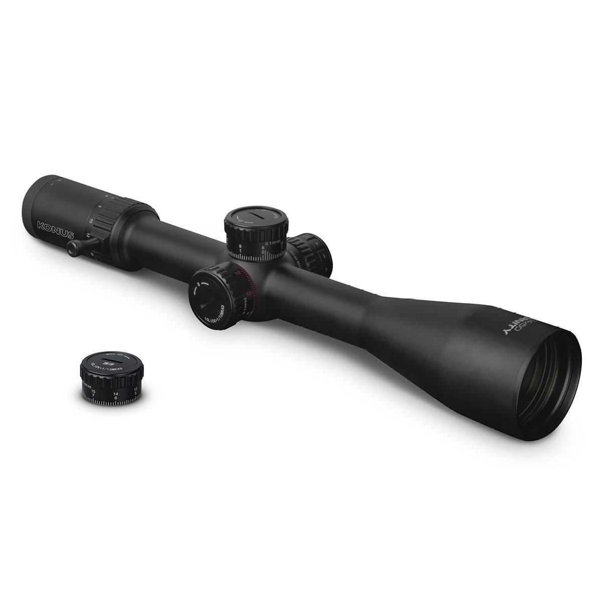 Konus Optics Optics|Centerfire Scopes Konus Optics Konus Eternity Zoom Rifle Scope 6x-24x50mm First FP Zero Stop PRS Reticle