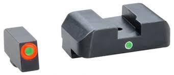 Ameriglo Night Sights Ameriglo Green Tritium Outline Orange/Green Single Dot forGlock 29-30-31-32-36-40-41