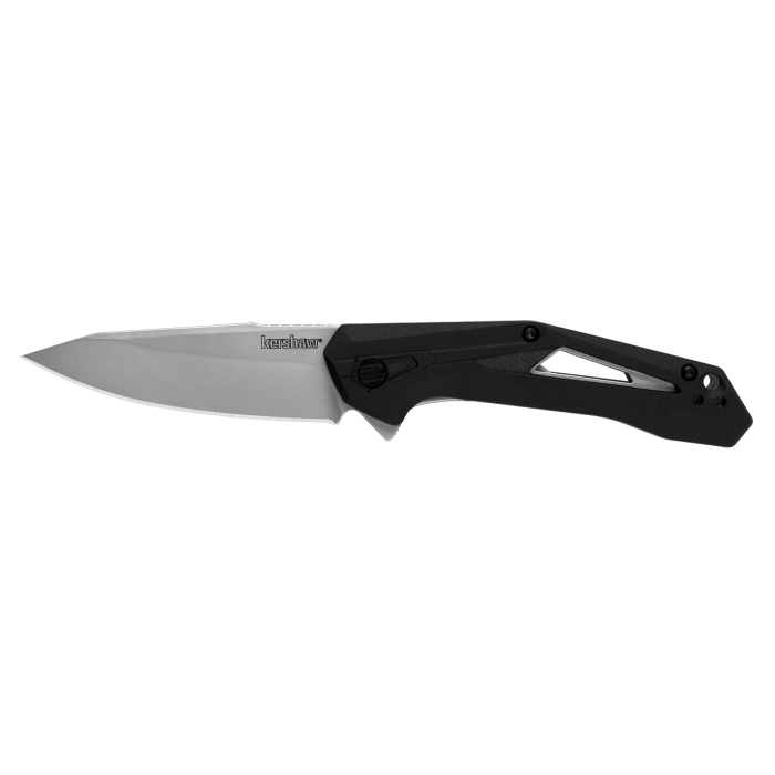 Kershaw Knives Knives & Edged Tools|Knives Kershaw Knives Kershaw Airlock Folding Knife 3" Drop Point Blade Black