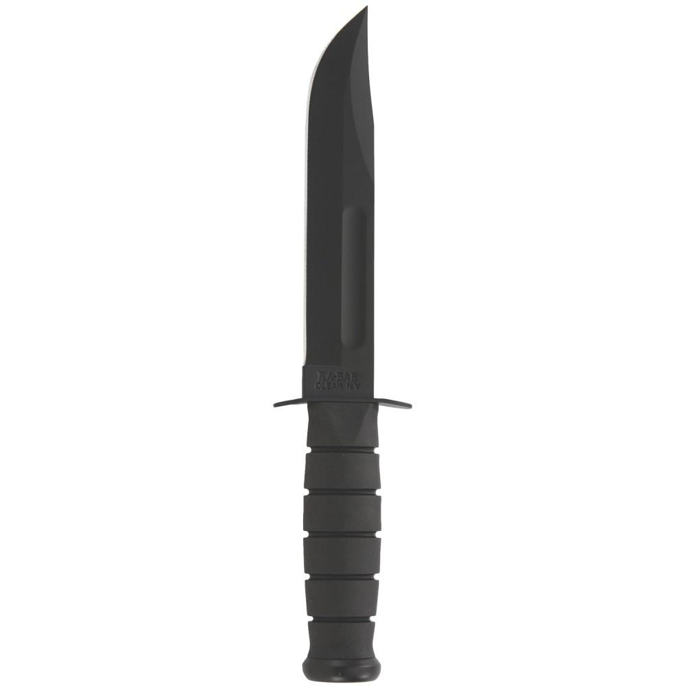Ka-Bar Knives Knives Ka-Bar Knives Ka-Bar Ka-Bar Fixed Knife 7" Clip Point Blade Black with Sheath
