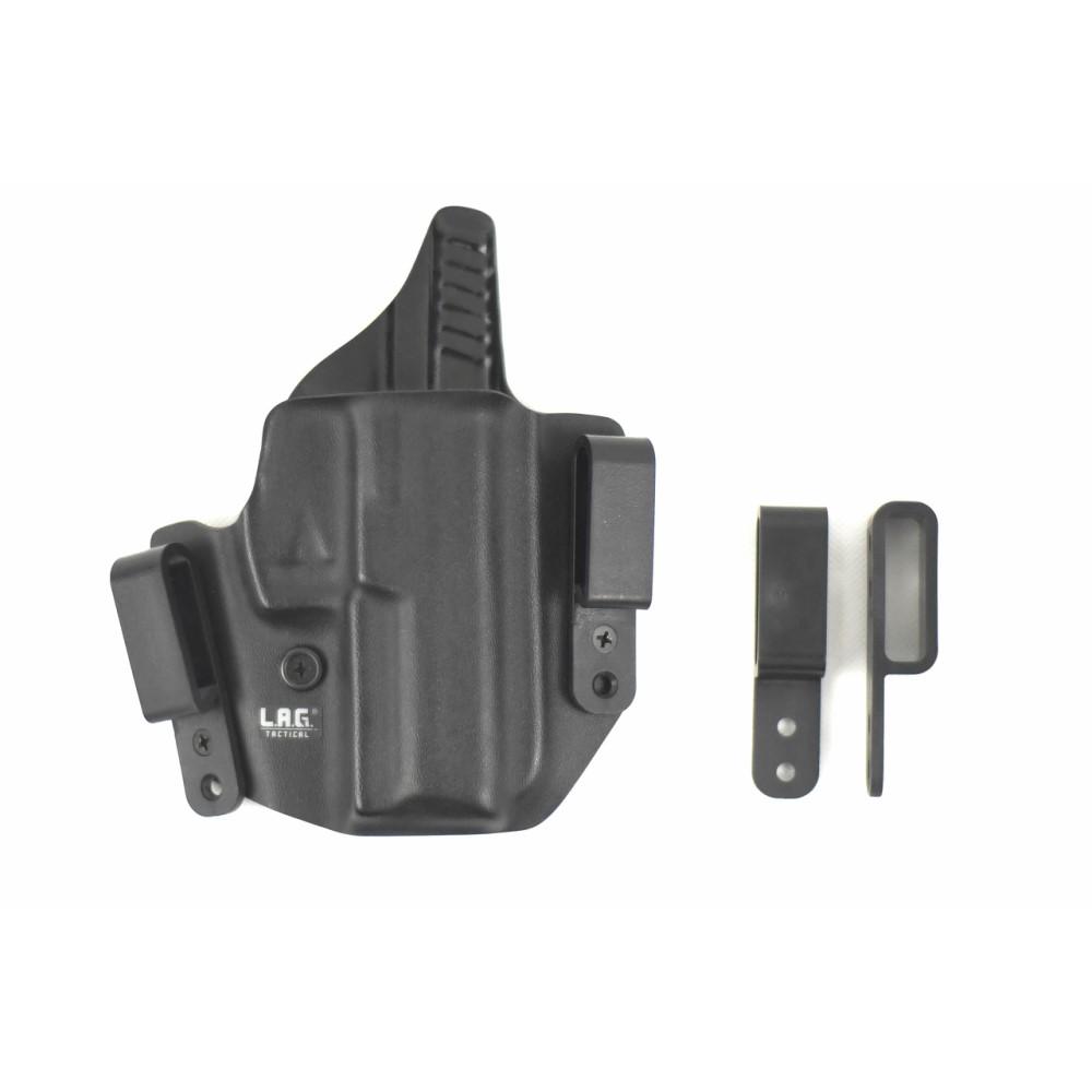 L.A.G. Tactical Gun Holsters L.A.G. Tactical L.A.G. Tactical Defender Holster Sig P320 Compact 9/40 Black Right Hand