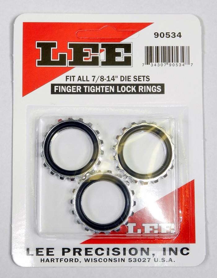 Lee Precision Die Parts Shell Holders & Accessories Lee Precision Lee Die Lock Rings - 3/ct