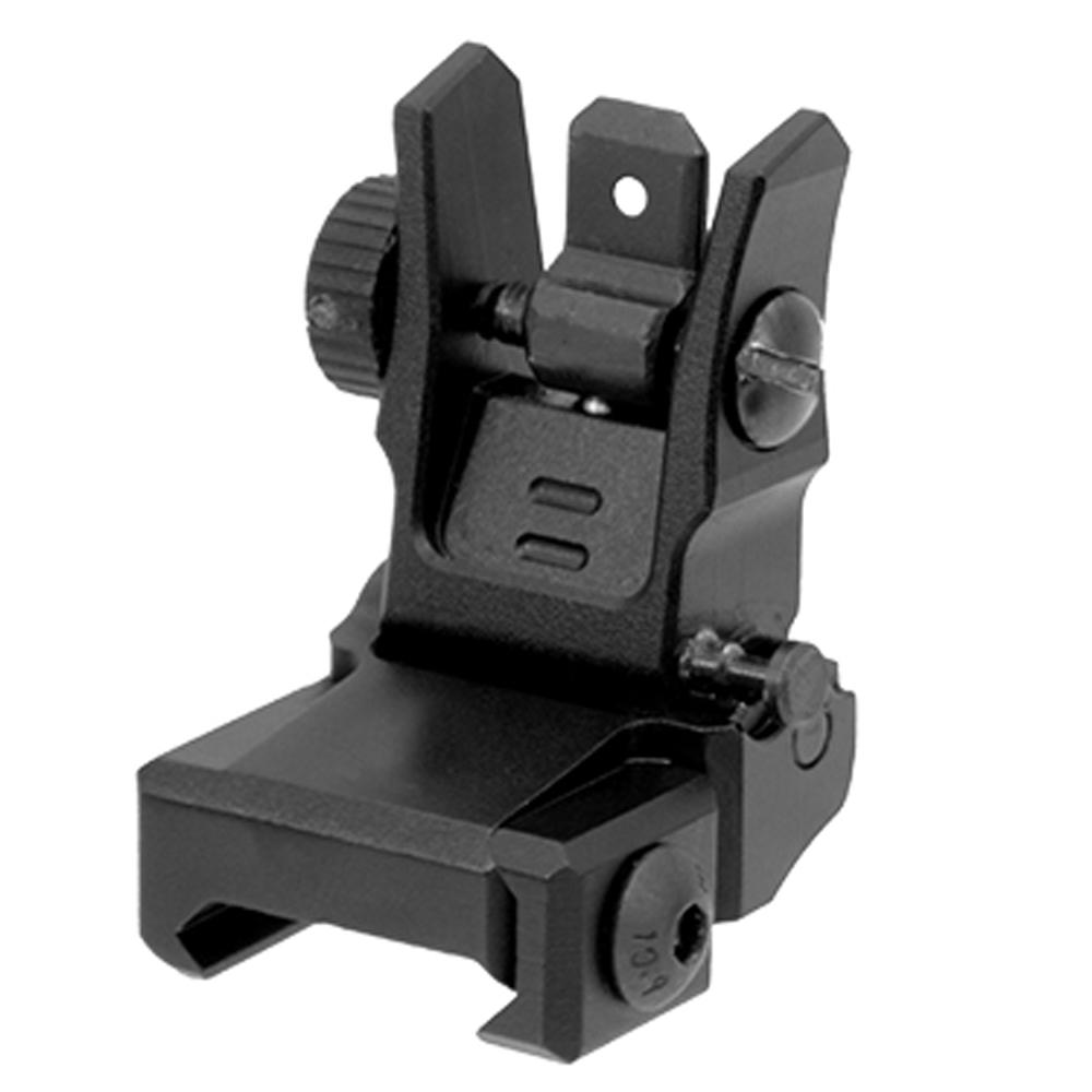 Leapers Rifle Sights Leapers UTG AR15 Low Profile Flip-up Rear Sight with Dual Aiming Aperture