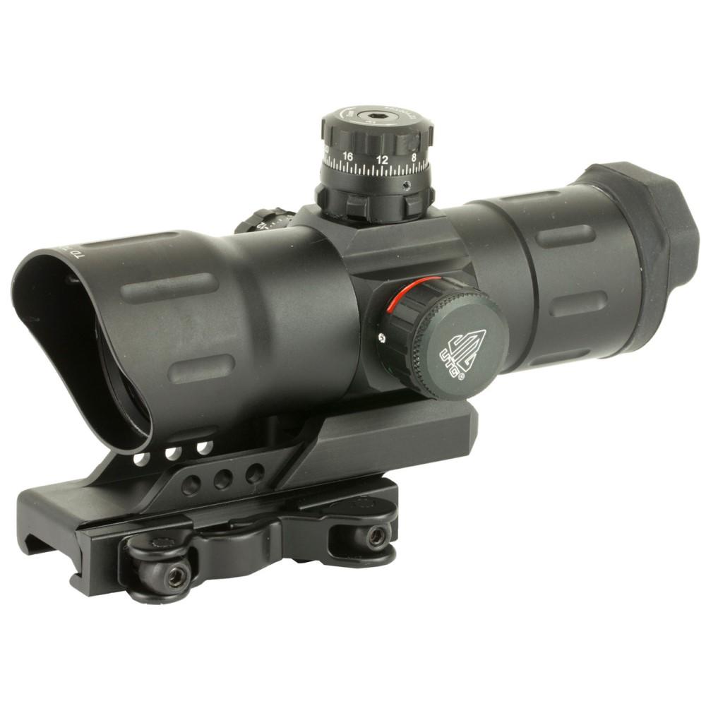 Leapers Centerfire Scopes Leapers Leapers UTG 6 Inch ITA CQB Red/Green T-dot Sight with Offset QD Mount