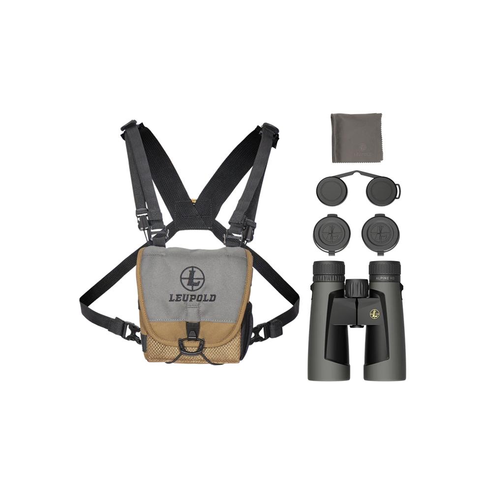 Leupold Binoculars|Binoculars Leupold Leupold BX-2 Alpine HD Binocular with Harness 12x52mm Roof - Shadow Gray