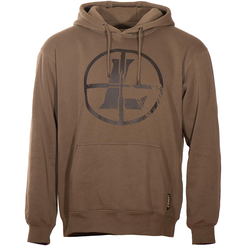 Leupold Hoodies & Sweatshirts Leupold Leupold Distressed Reticle Hoodie Otter XL