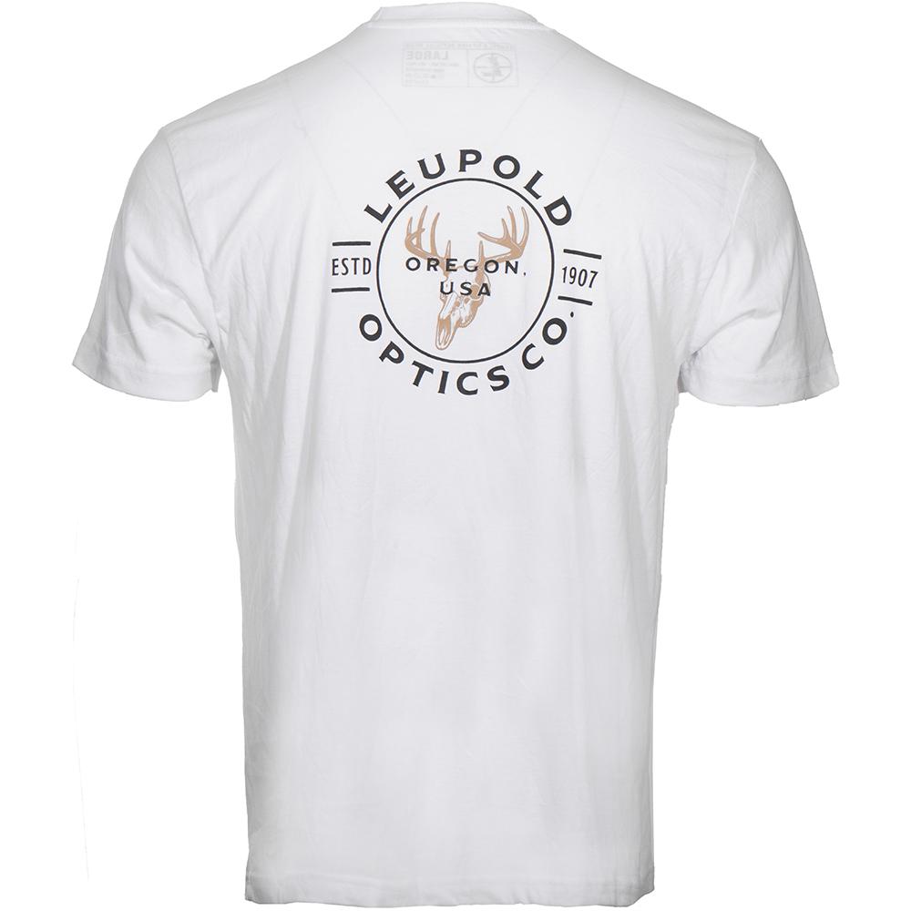 Leupold Short Sleeve Shirts Leupold Leupold Buck Country Short Sleeve Shirt White 2XL