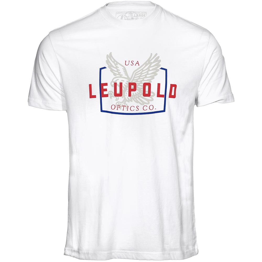 Leupold Short Sleeve Shirts Leupold Leupold Eagle Short Sleeve Shirt White 2XL