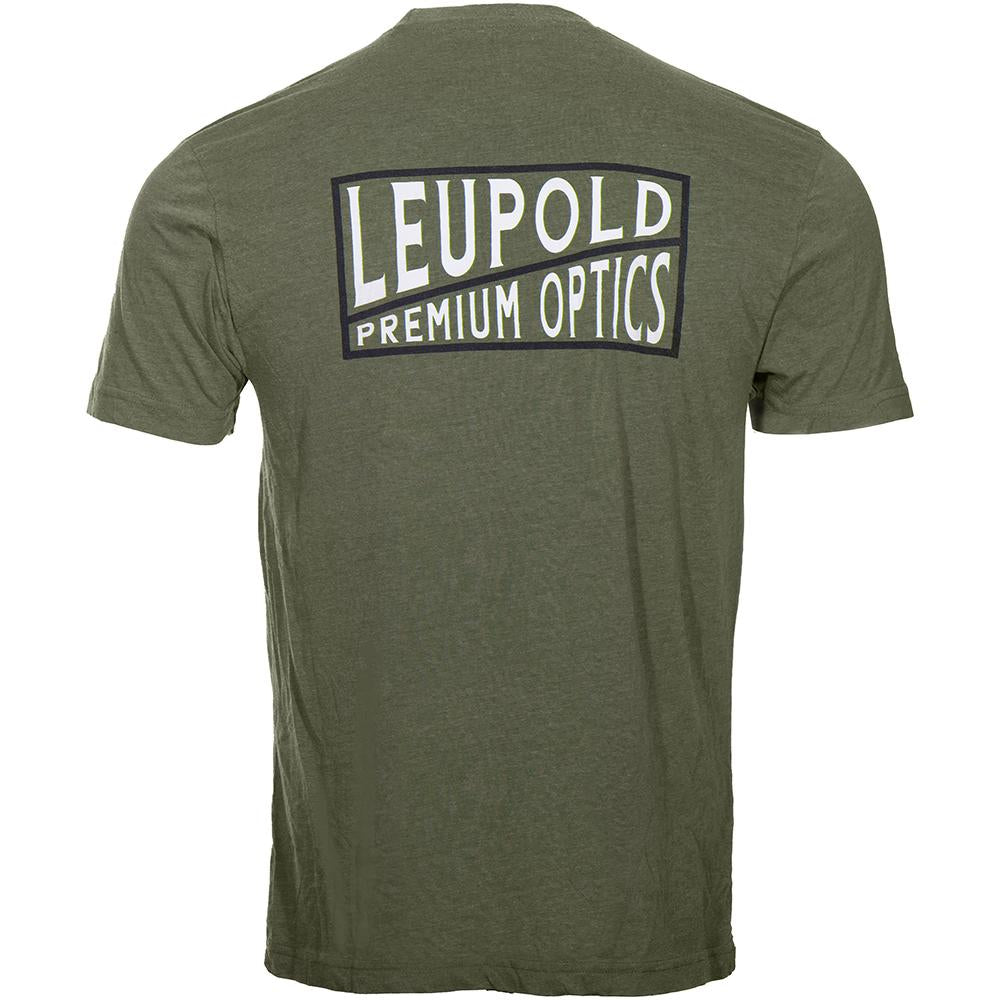 Leupold Short Sleeve Shirts Leupold Leupold Premium Optics Short Sleeve Tee Light Olive M
