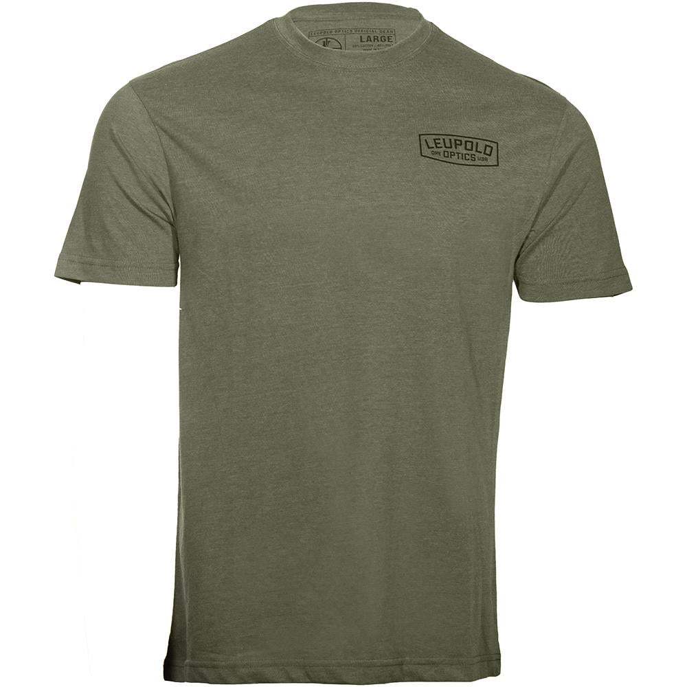 Leupold Short Sleeve Shirts Leupold Leupold Badge Short Sleeve Shirt Light Olive M