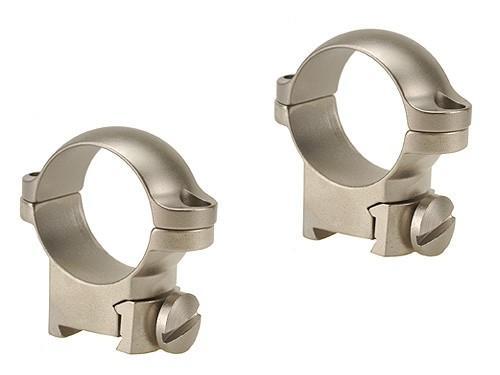 Leupold Scope Rings Leupold Leupold 2-Piece Solid Steel Ringmounts - Sako 1" Medium Silver