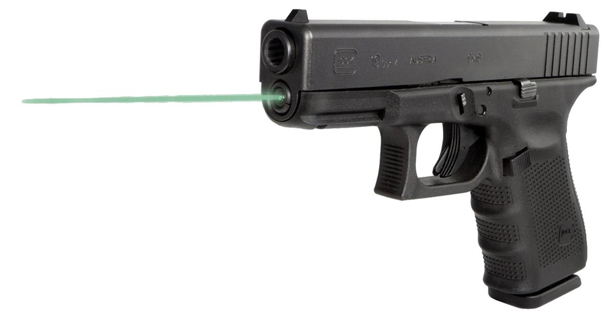Laser Max Optics|Laser Sights Laser Max LaserMax Guide Rod Laser for GLOCK 19 GEN4 - Green