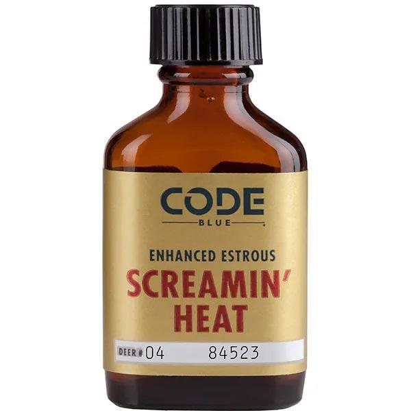 Moultrie Scent Attractants Moultrie Code Blue Enhanced Estrous Screamin Heat 1 oz