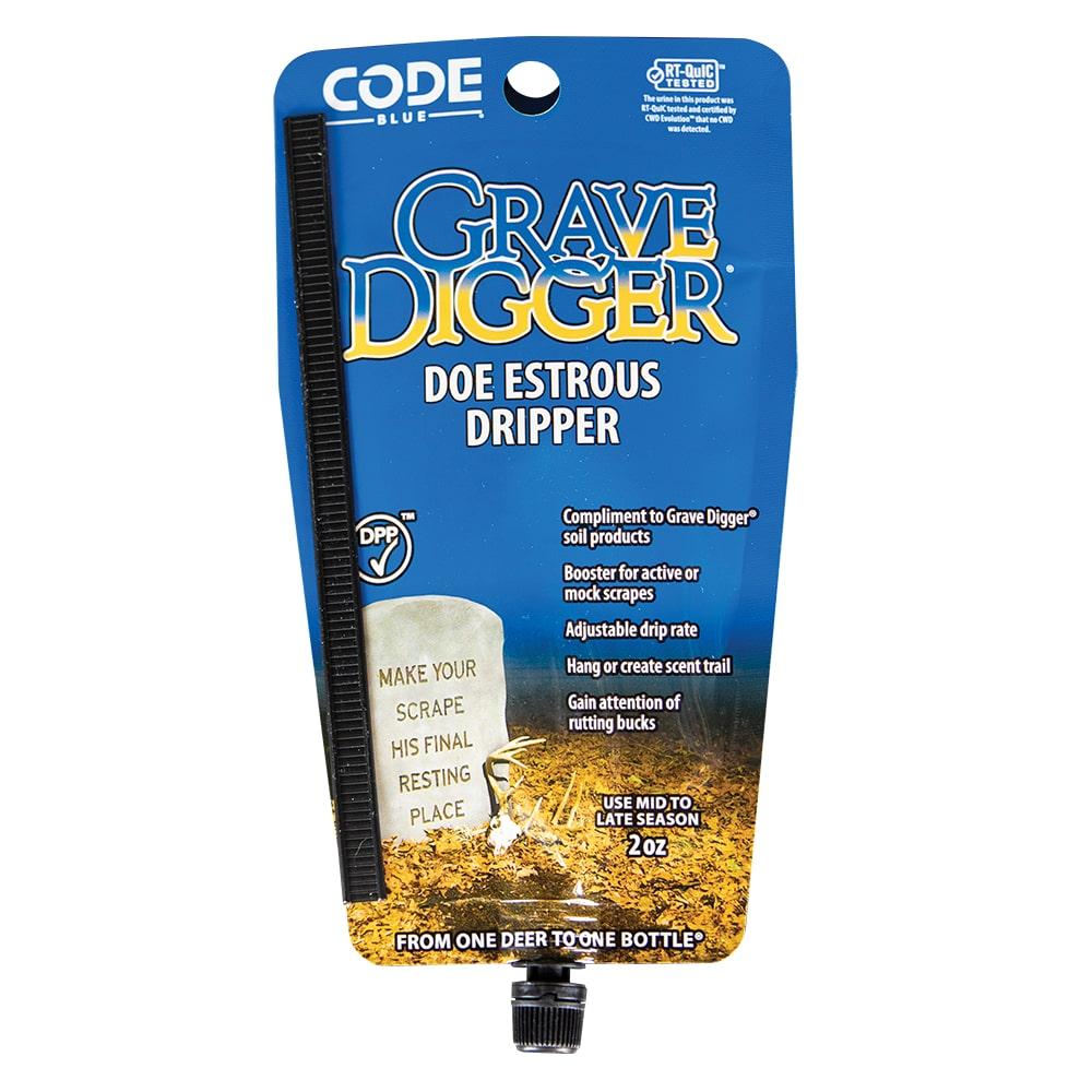 Moultrie Scent Attractants Moultrie Code Blue Grave Digger Doe Estrous Dripper