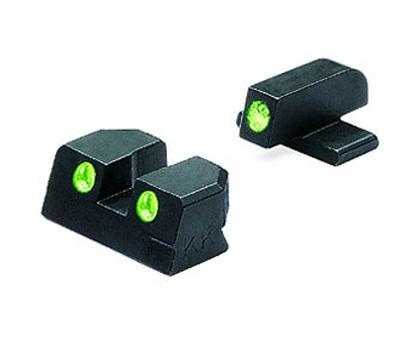 Meprolight Sights Night Sights Meprolight Sights Meprolight Fixed Night Sight Springfield XD 9mm/40 S&W for 4-5" Barrels Green Front & Green Rear