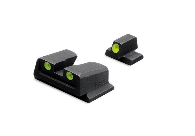 Meprolight Sights Night Sights Meprolight Sights Meprolight Smith & Wesson Tru-Dot Night Sight Set - TD M&P Full Size Compact. 9mm 40 Fixed Set Green