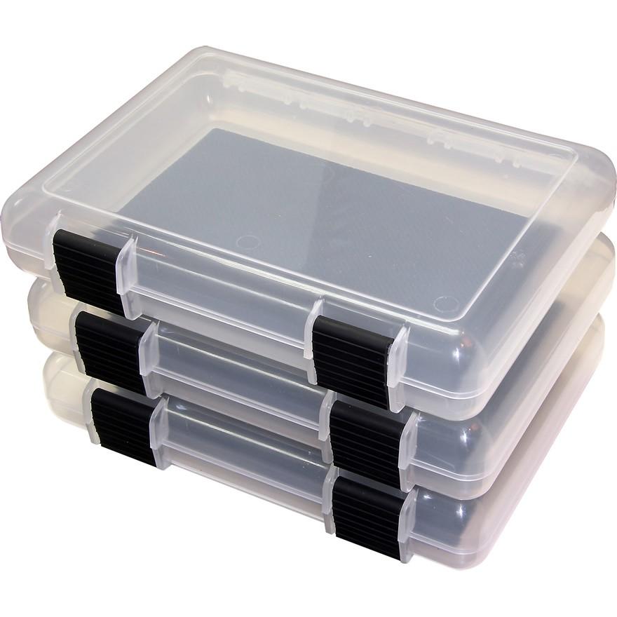 MTM Ammo Boxes MTM In-Safe Storage Case 12" Clear 3/ct