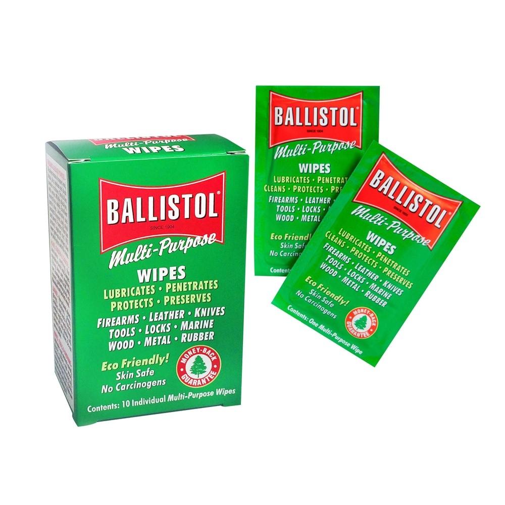 Ballistol Cloths & Wipes Ballistol Ballistol Multi-Purpose Oil Wipes 10/ct