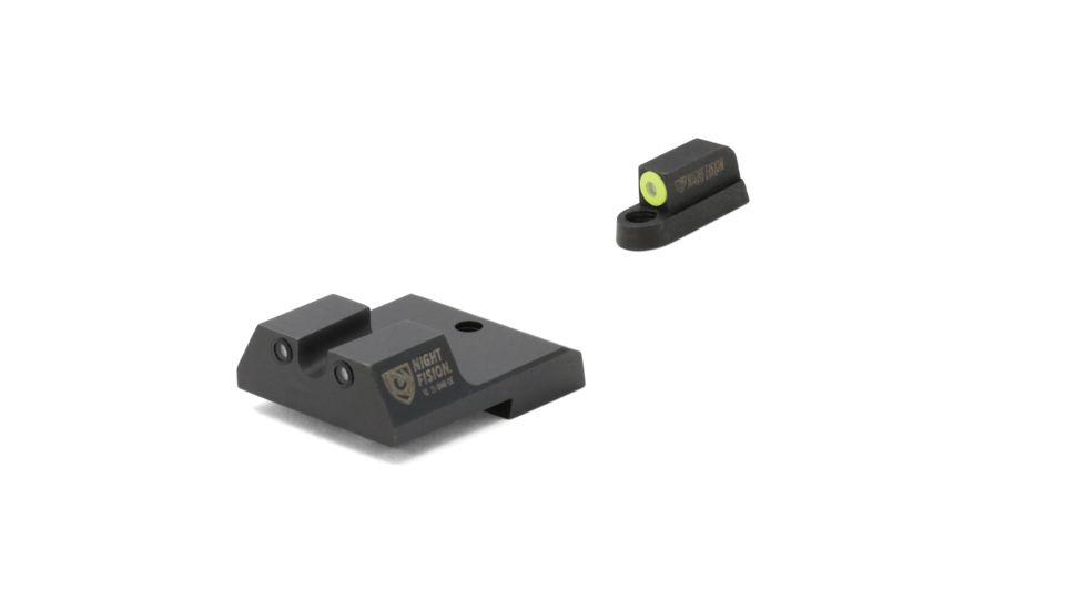 Night Fision LLC Night Sights Night Fision LLC Perfect Dot NS SetWith Yellow Front + U Blk Rear for CZ-USA P-07 & P-09
