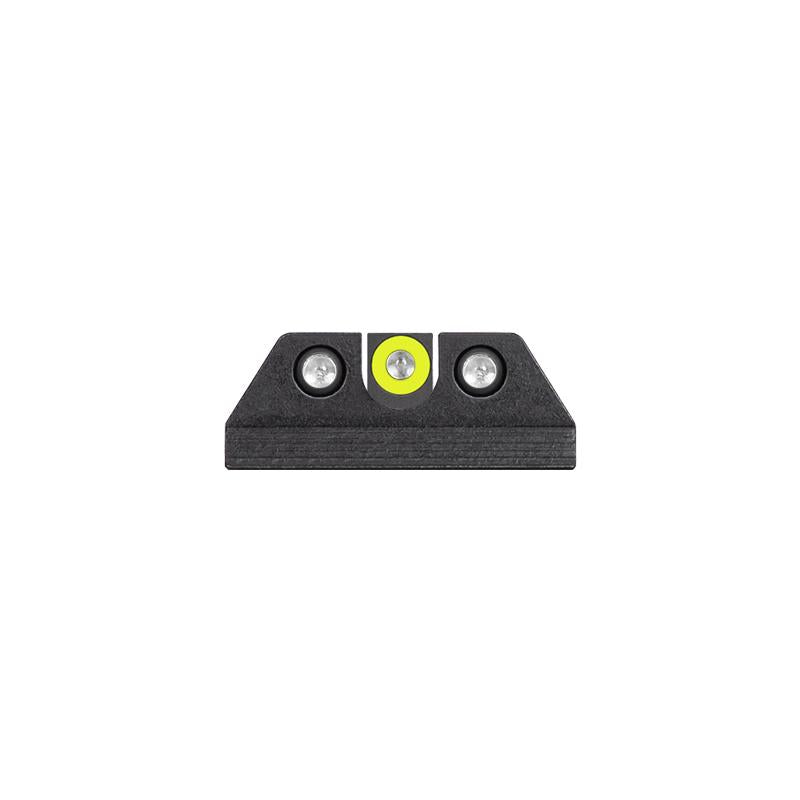 Night Fision LLC Night Sights Night Fision LLC Night Fision Night Sight Set Yellow Front Square Notch Rear for FN 509