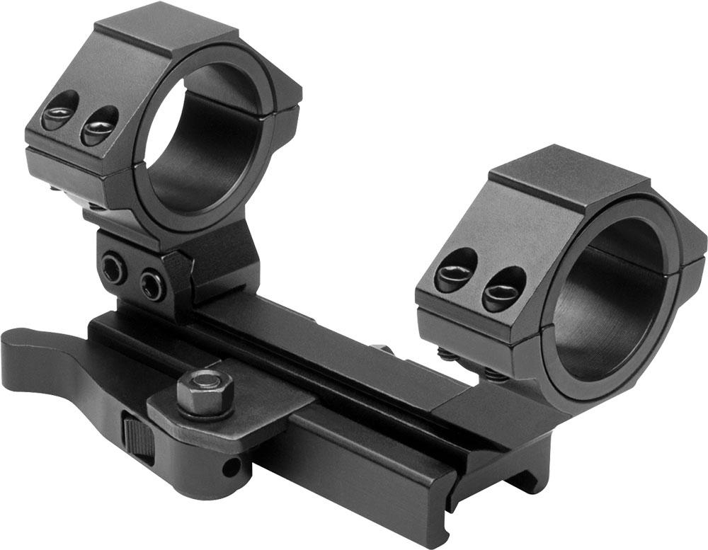 NcSTAR Picatinny-Style Universal Mounts NcSTAR NcStar AR-15 Integral Rings & Base Cantilever Scope Mount QR Weaver Style / Rear Ring 30mm & 1" Inserts
