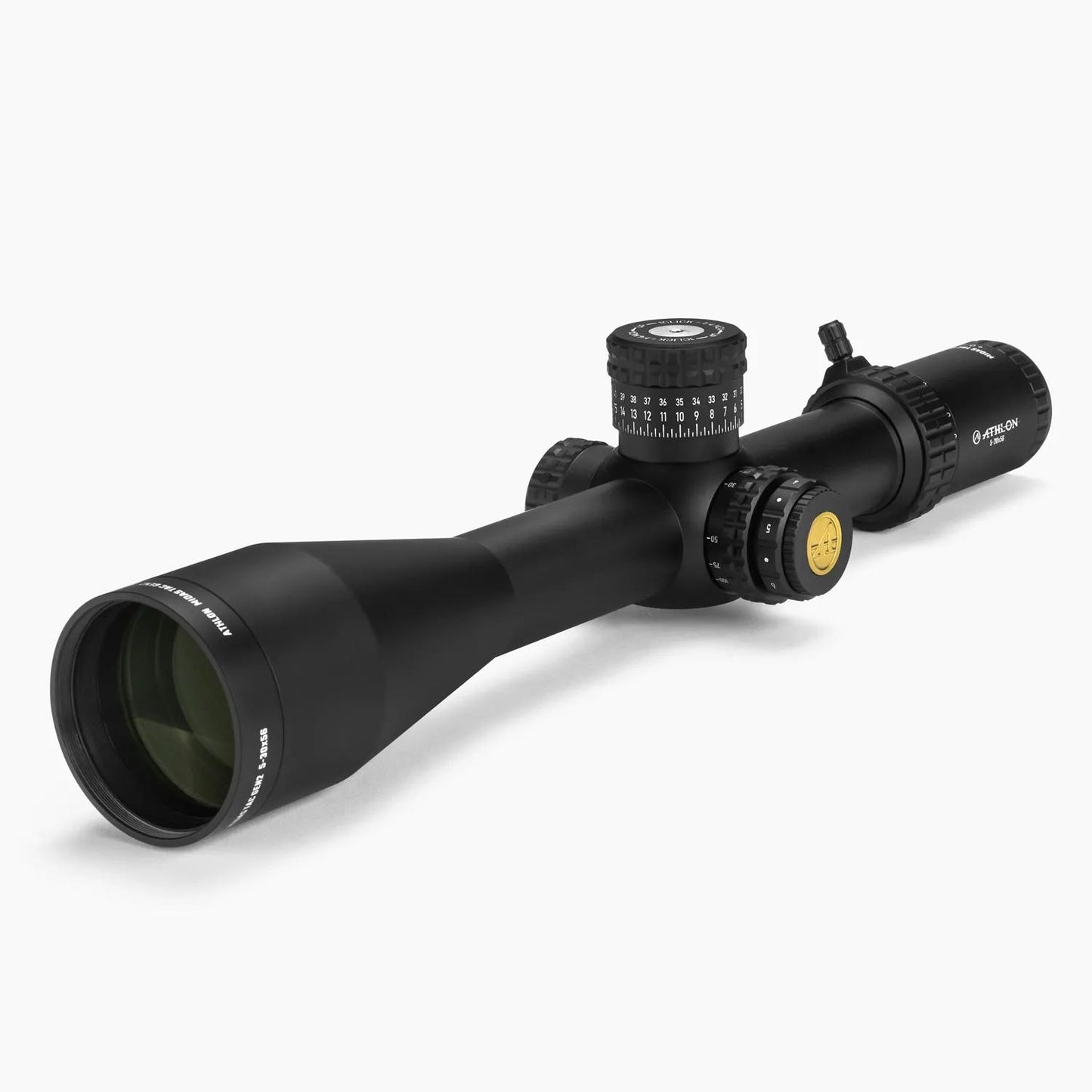 Athlon Optics Centerfire Scopes Athlon Optics Athlon Midas TAC Gen 2 UHD Rifle Scope 5-30x56 34mm FFP APLR16 MOA Black