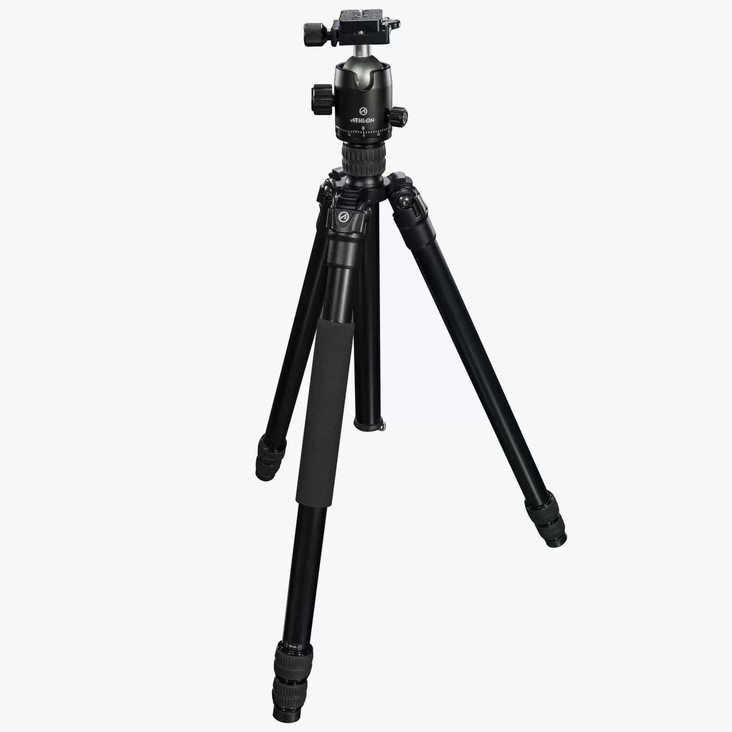 Athlon Optics Spotting Scope Tripods & Mounting|Tripods Athlon Optics Athlon Midas AL28 Aluminum Tripod 17" - 65" Black with Soft Sided Carrying Case