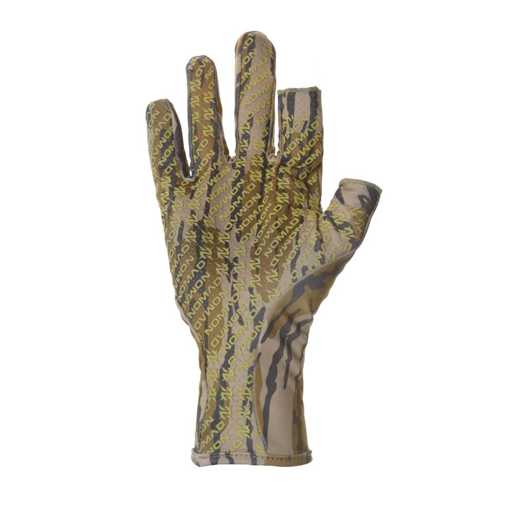 Nomad Gloves Nomad Nomad Fingerless Turkey Glove Mossy Oak Bottomland M/L