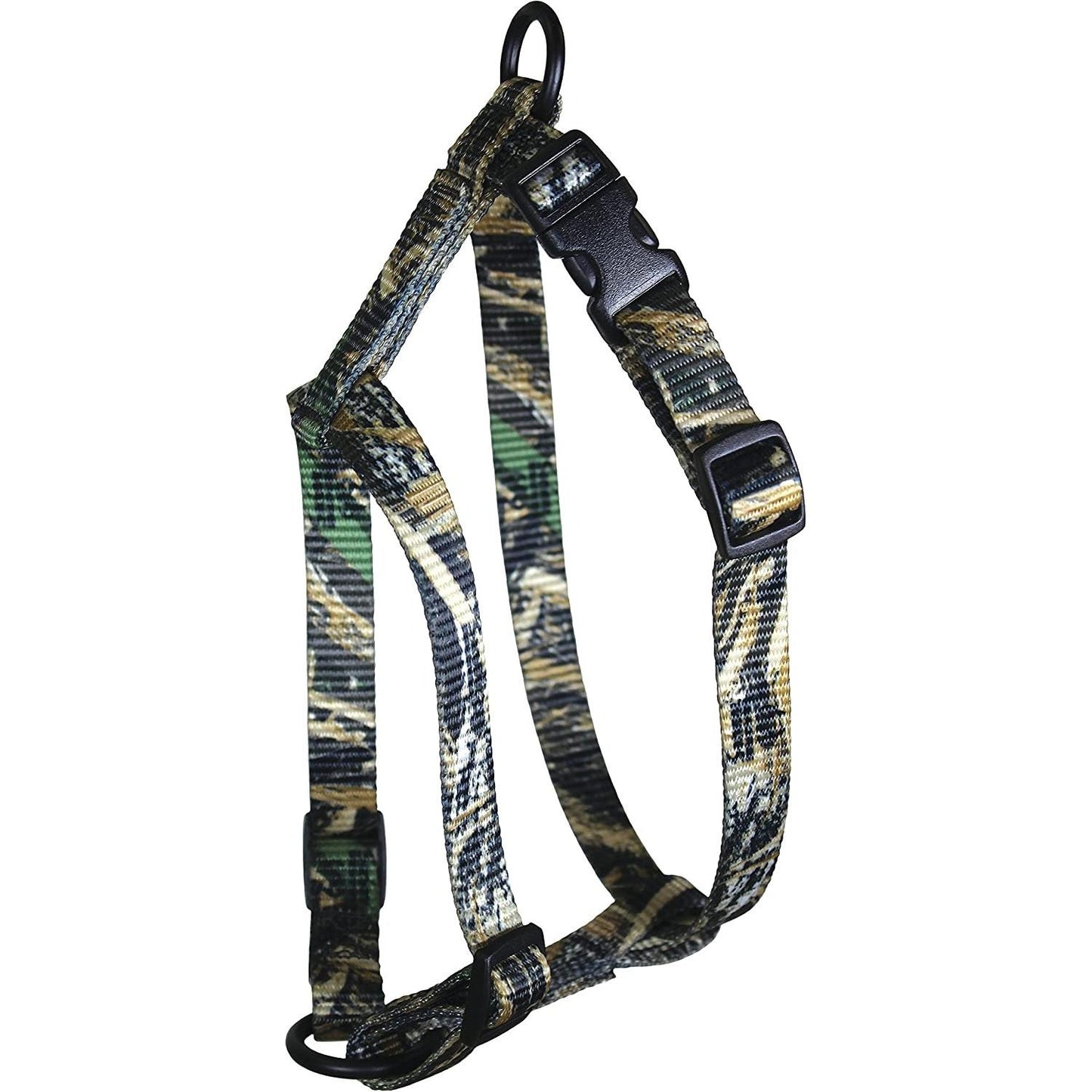 Omnipet Collars & Leashes|Collars Leashes & Harnesses|Hunting Leather Brothers DBA Omnipet Omnipet Kwik Klip Adjustable Nylon Pet Harness 5/8" 1 Ply Realtree Max 5