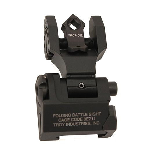 Troy Industries Rifle Sights Troy Industries Troy Industries Troy Dioptic Folding Sight Tritium -Black