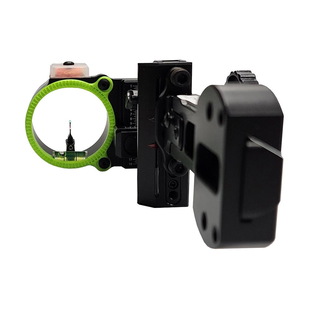 Pure Archery Group Sights & Scopes Pure Archery Group Black Gold Ascent Mountain Lite HD Dual Track 2 Pin Scope Vertical 4'' Dovetail Right Hand