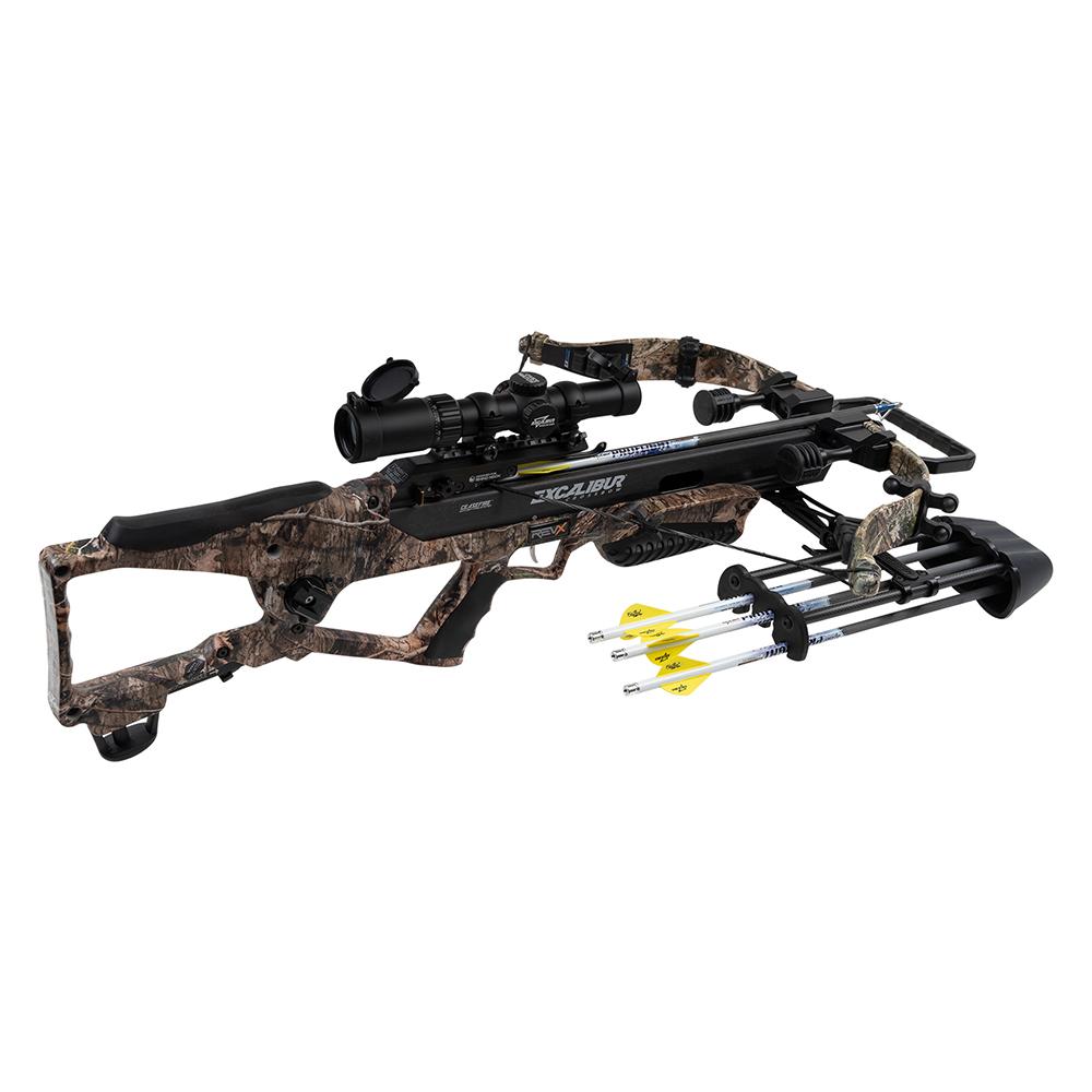 Pure Archery Group Crossbows Pure Archery Group Excalibur REVX Crossbow with Overwatch Scope Mossy Oak Country DNA