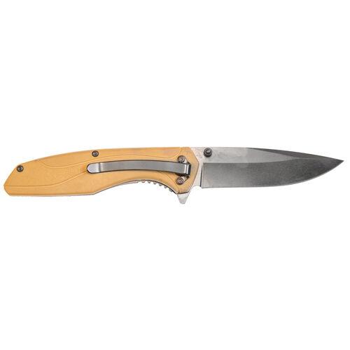 Battenfeld Knives Knives & Edged Tools|Knives & Edged Tools Battenfeld Knives Smith & Wesson 1084312 Drop Point Folding Knife 3 1/2" Blade FDE