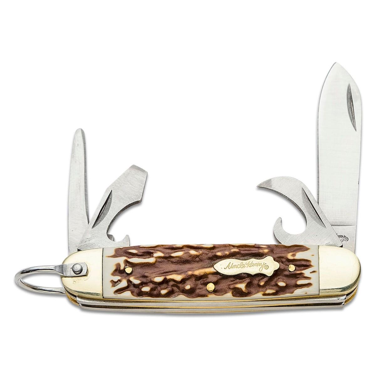 Battenfeld Knives Knives & Edged Tools|Knives Battenfeld Knives Uncle Henry 23UH Scout Folding Knife 2 1/2" Blade Next Gen Staglon Handle