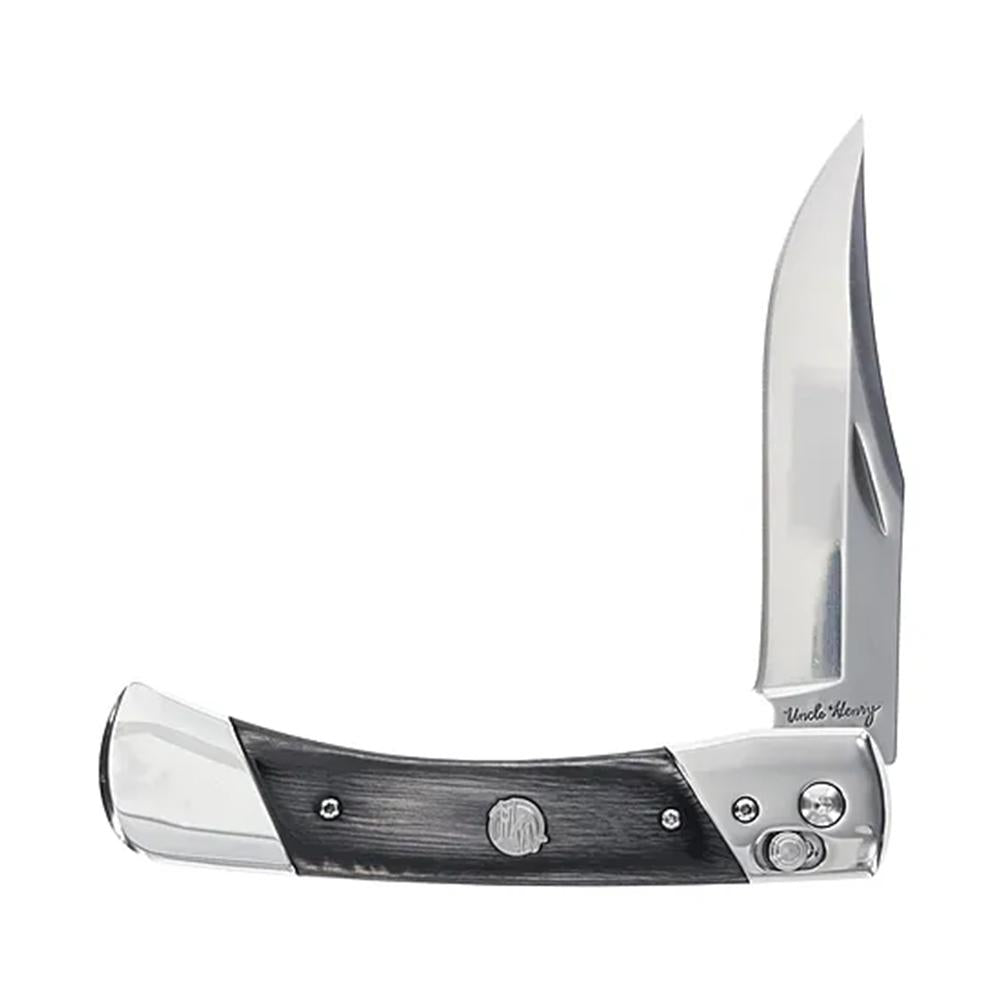 Battenfeld Knives Knives Battenfeld Knives Uncle Henry PLB7 Bear Paw Folding Knife 3-4/5" Clip Point Blade Black