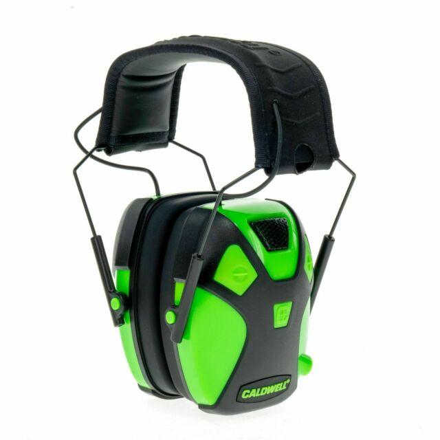 AOB Ear Muffs AOB Caldwell E-Max Pro Earmuffs - Neon Green 23db NRR