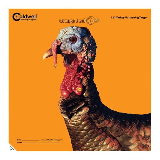 AOB Paper Targets AOB Caldwell Target Orange Peel Turkey Target 12" Orange and Black 5 Pack