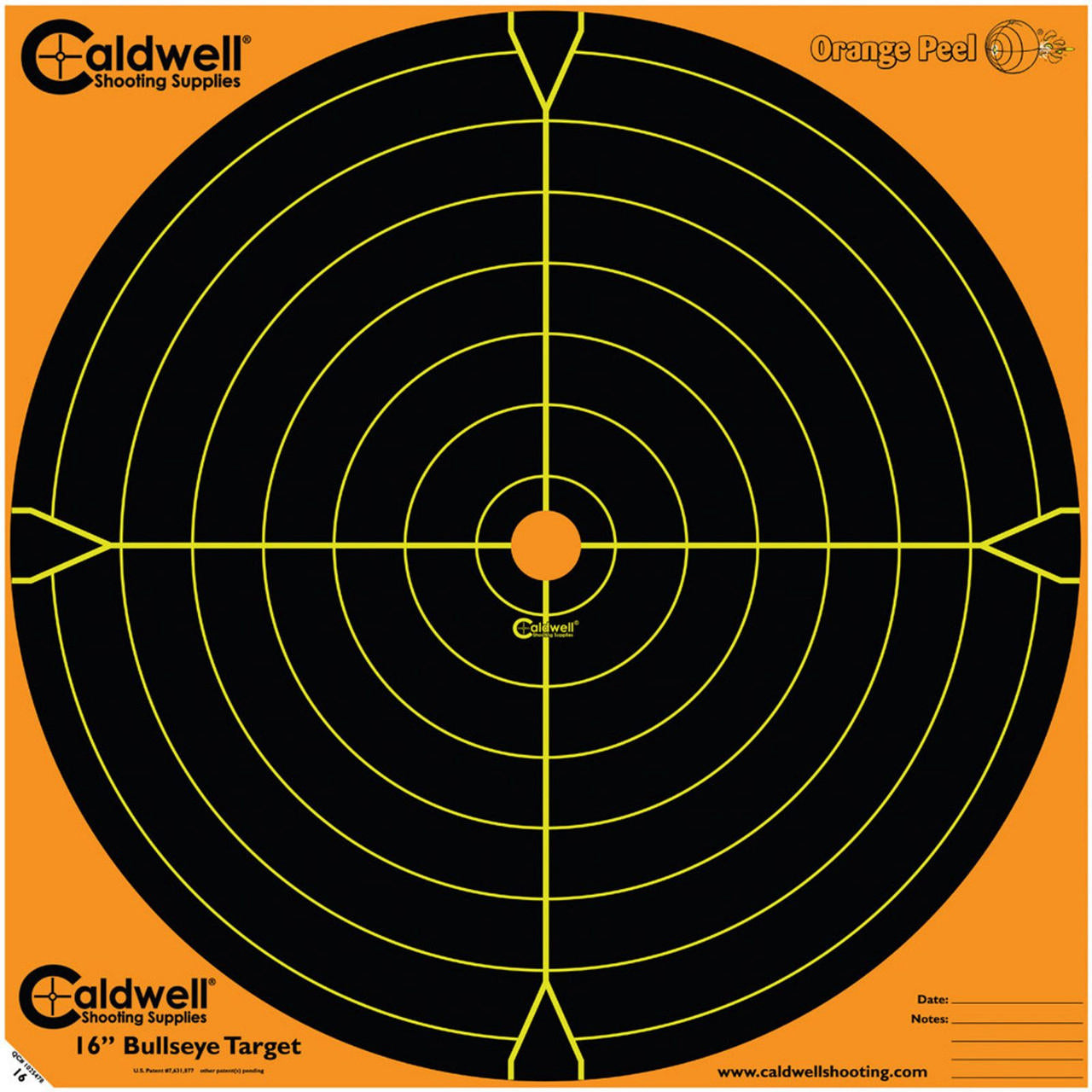 AOB Paper Targets AOB Caldwell Sight In Bullseye Paper Target 16" Orange and Black 10/ct
