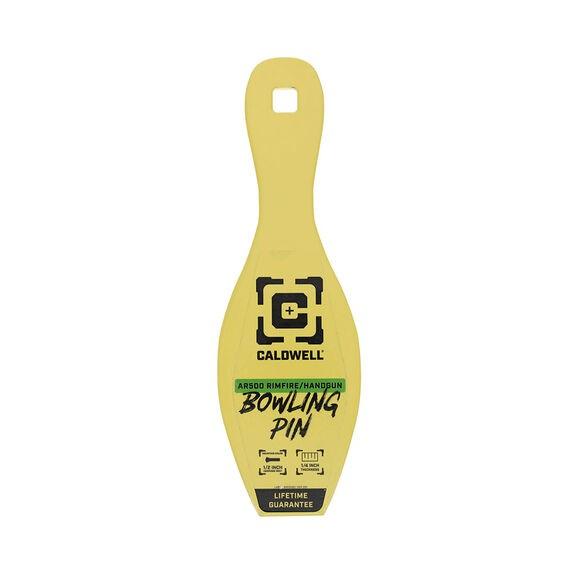 AOB Steel Targets AOB Caldwell AR500 1/4'' Rimfire/Handgun Bowling Pin Target Yellow